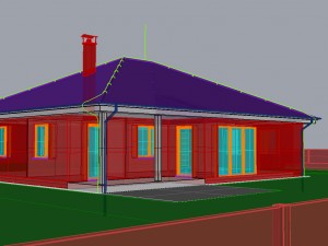 family house Modelo 3D