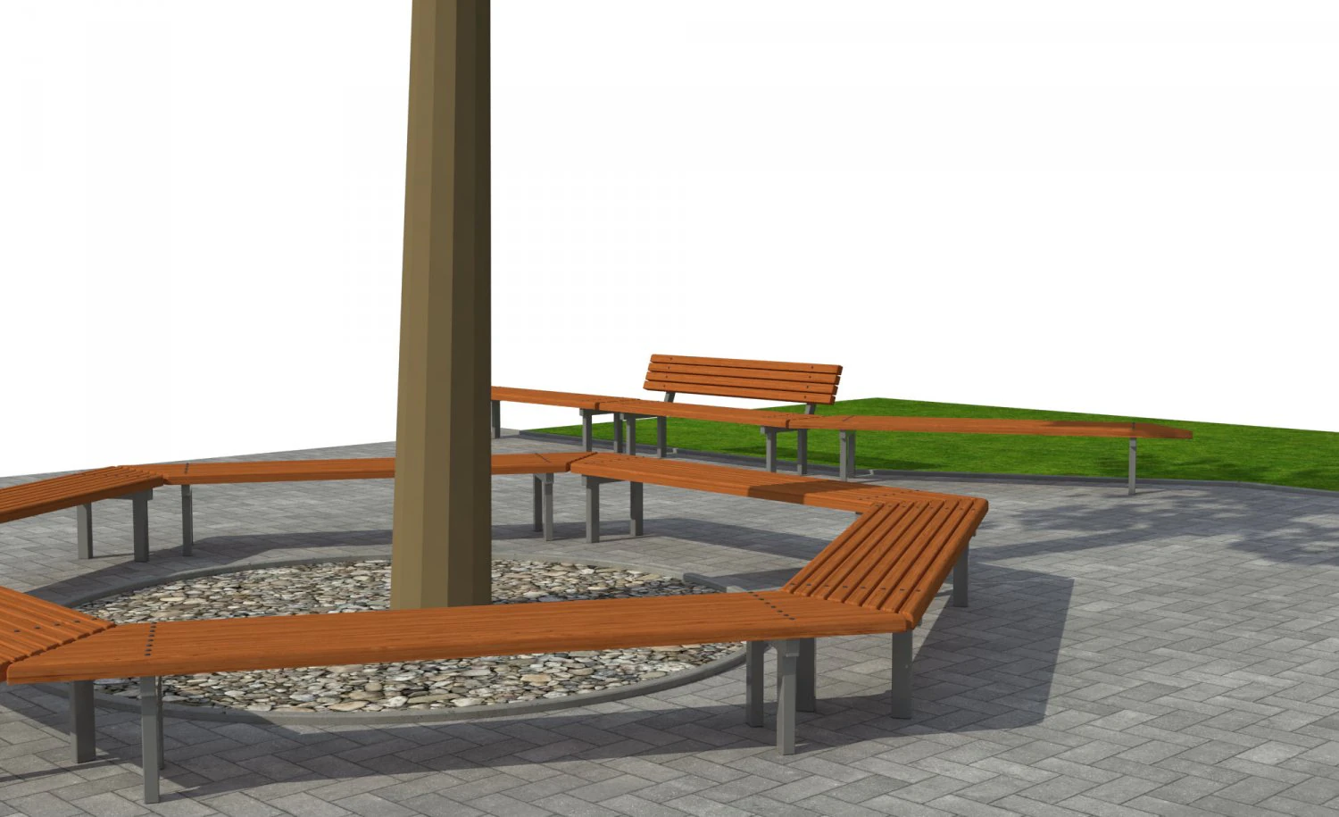 banco del parque 01 Modelo 3D .c4d .max .obj .3ds .fbx .stl .blend