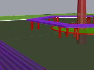 banco del parque 01 Modelo 3D