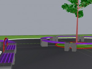 park bench 03 3D 模型