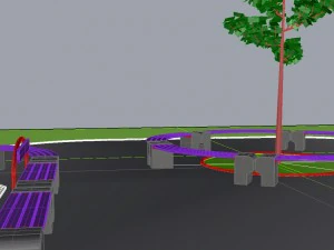 park bench 03 3D Model