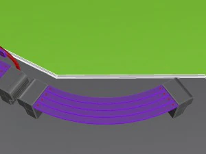park bench 03 3D Model