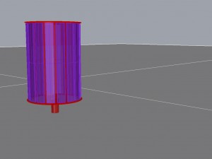 park litter bin 01 3D Модель