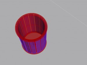 park litter bin 01 3D Модель