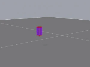 park litter bin 01 3D Model