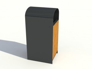 park litter bin 02 Modelo 3D