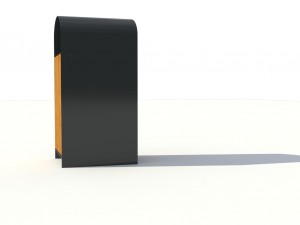 park litter bin 02 Modelo 3D