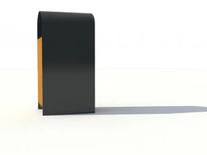 park litter bin 02 3D Model