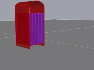 park litter bin 02 3D Model