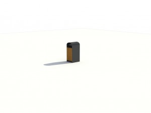 park litter bin 02 Modelo 3D