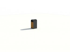 park litter bin 02 3D Model