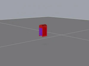 park litter bin 02 3D Model
