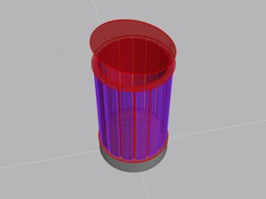 park litter bin 03 Modelo 3D
