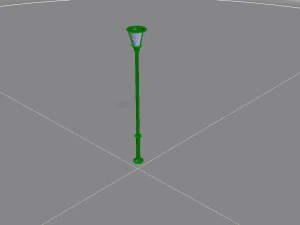 park lamp 01 3D Model