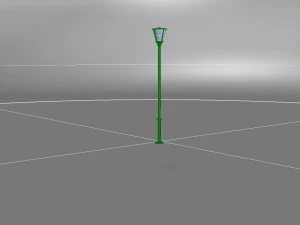 park lamp 01 3D Model