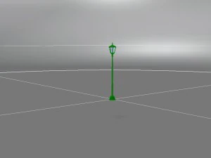 park lamp 02 3D Model