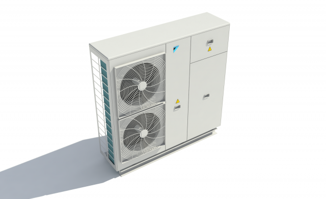 heat pump 3D Model .c4d .max .obj .3ds .fbx .stl .blend 