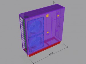 heat pump 3D Model