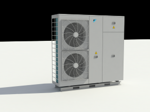 heat pump 3D Model