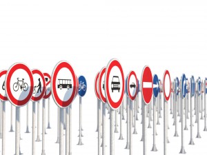 cz traffic signs 3D Model