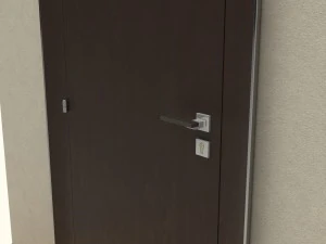 wooden door d01 3D Model