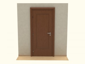 wooden door d02 3Dモデル