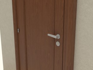wooden door d02 3Dモデル