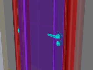wooden door d02 3Dモデル
