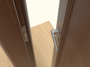 wooden door d02 3Dモデル