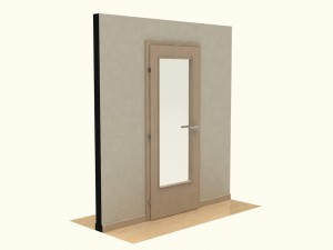 wooden door d03 3D Model