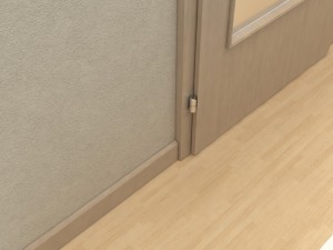 wooden door d03 Model 3D