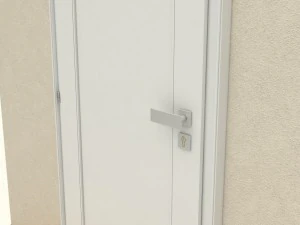 wooden door d04 3D Model
