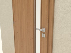 wooden door d05 3Dモデル