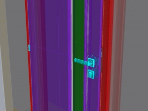 wooden door d05 3Dモデル