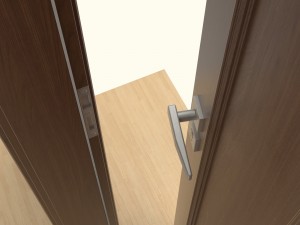 wooden door d06 3D मॉडल