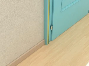 wooden door d08 3D Model