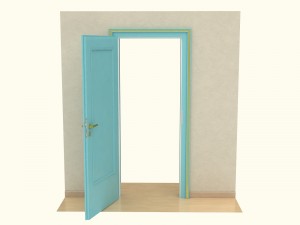 wooden door d08 3D मॉडल