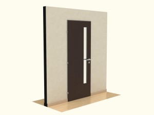 wooden door d10 3D Model