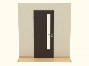 wooden door d10 3D Model