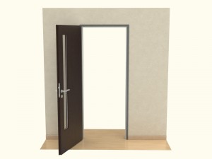 wooden door d10 3D Model