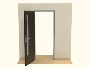 wooden door d10 3D Model