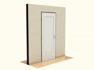 wooden door d11 3D Model