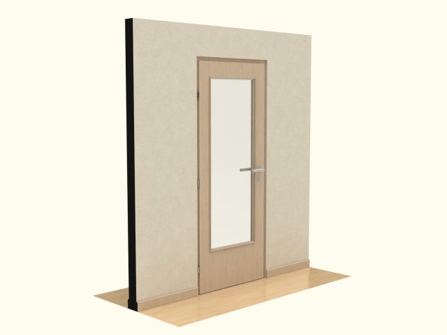 wooden door d12 3D 모델 .c4d .max .obj .3ds .fbx .stl .blend 