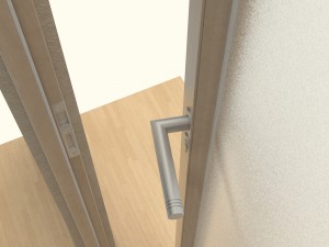 wooden door d12 3D 모델