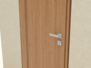wooden door d13 3Dモデル