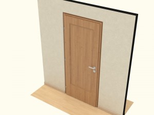 wooden door d13 3Dモデル