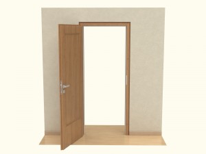 wooden door d13 3Dモデル