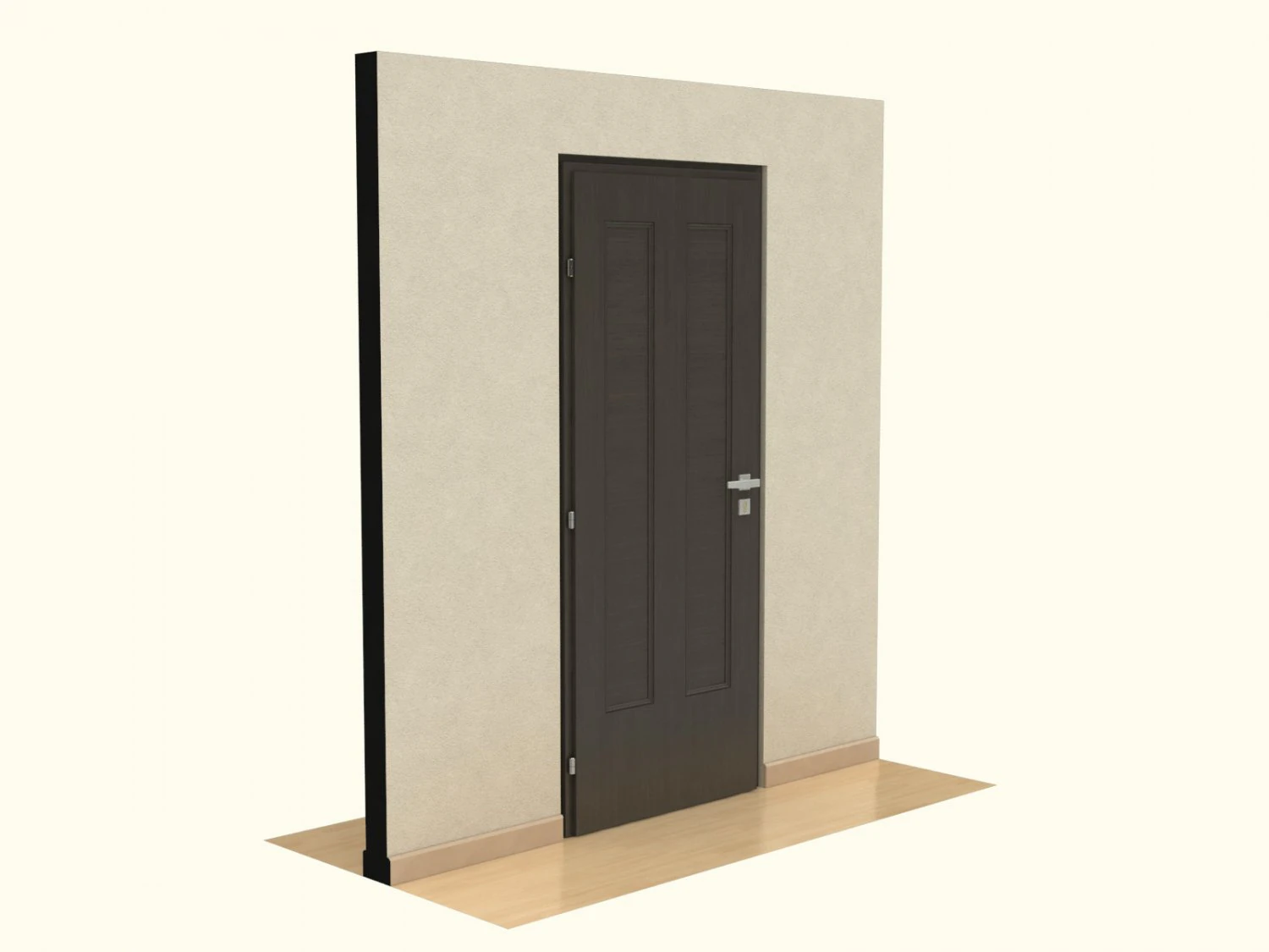 wooden door d14 3D Model .c4d .max .obj .3ds .fbx .stl .blend 