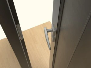 wooden door d14 3D Model