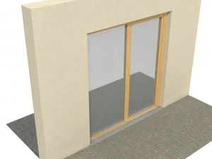 wooden windows for viz 3D Model
